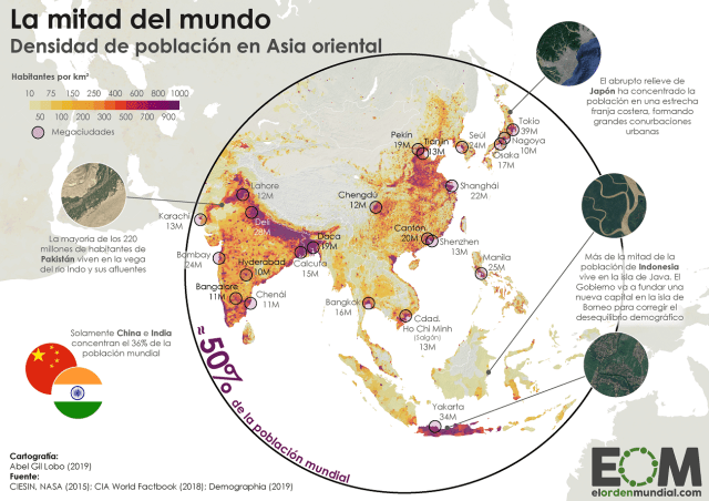 densidad poblacion asia oriental